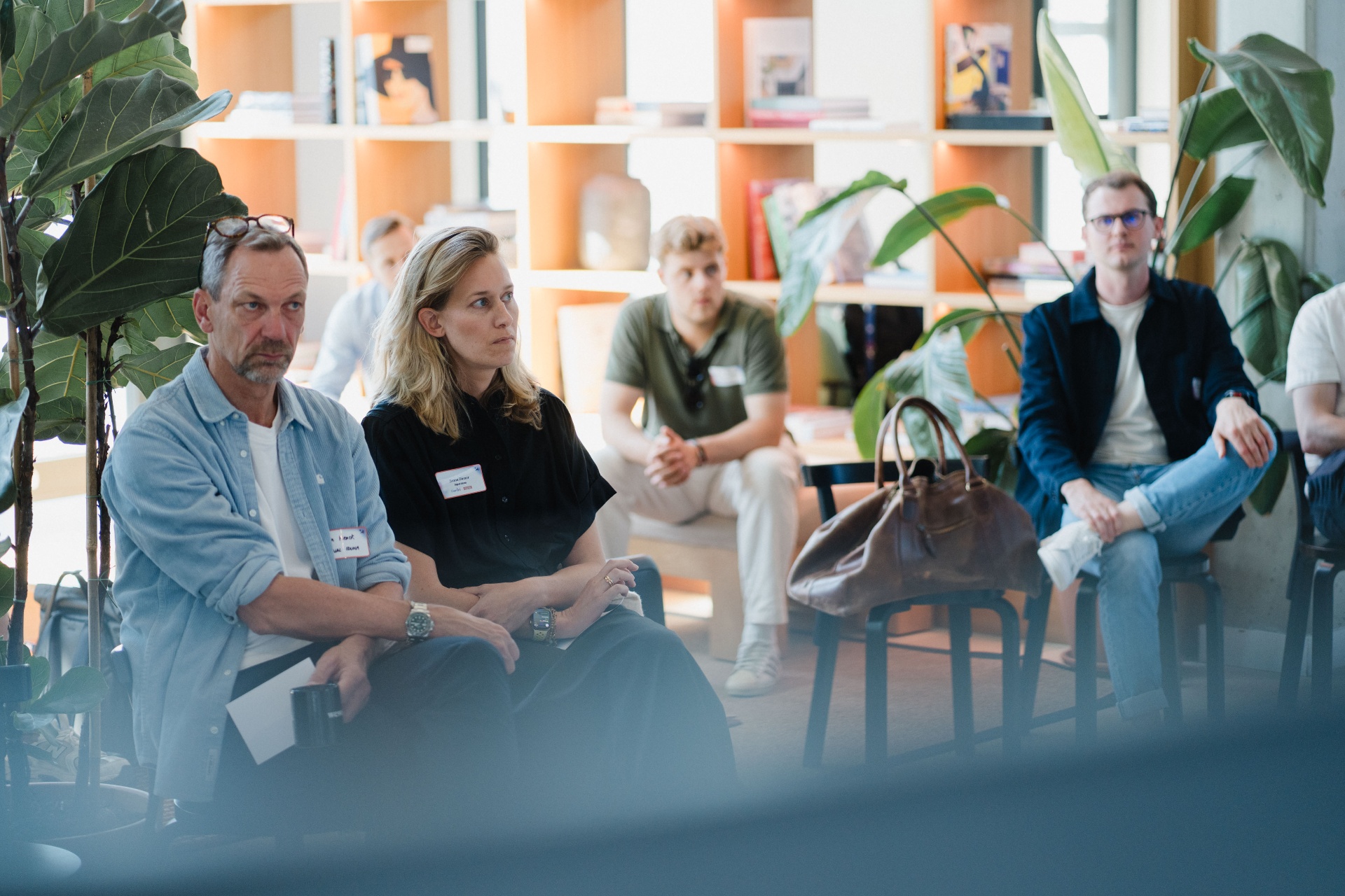 Audience listening during a keynote